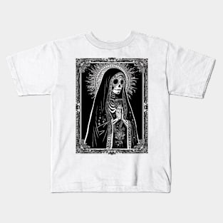 Santa Muerte Prayer Kids T-Shirt